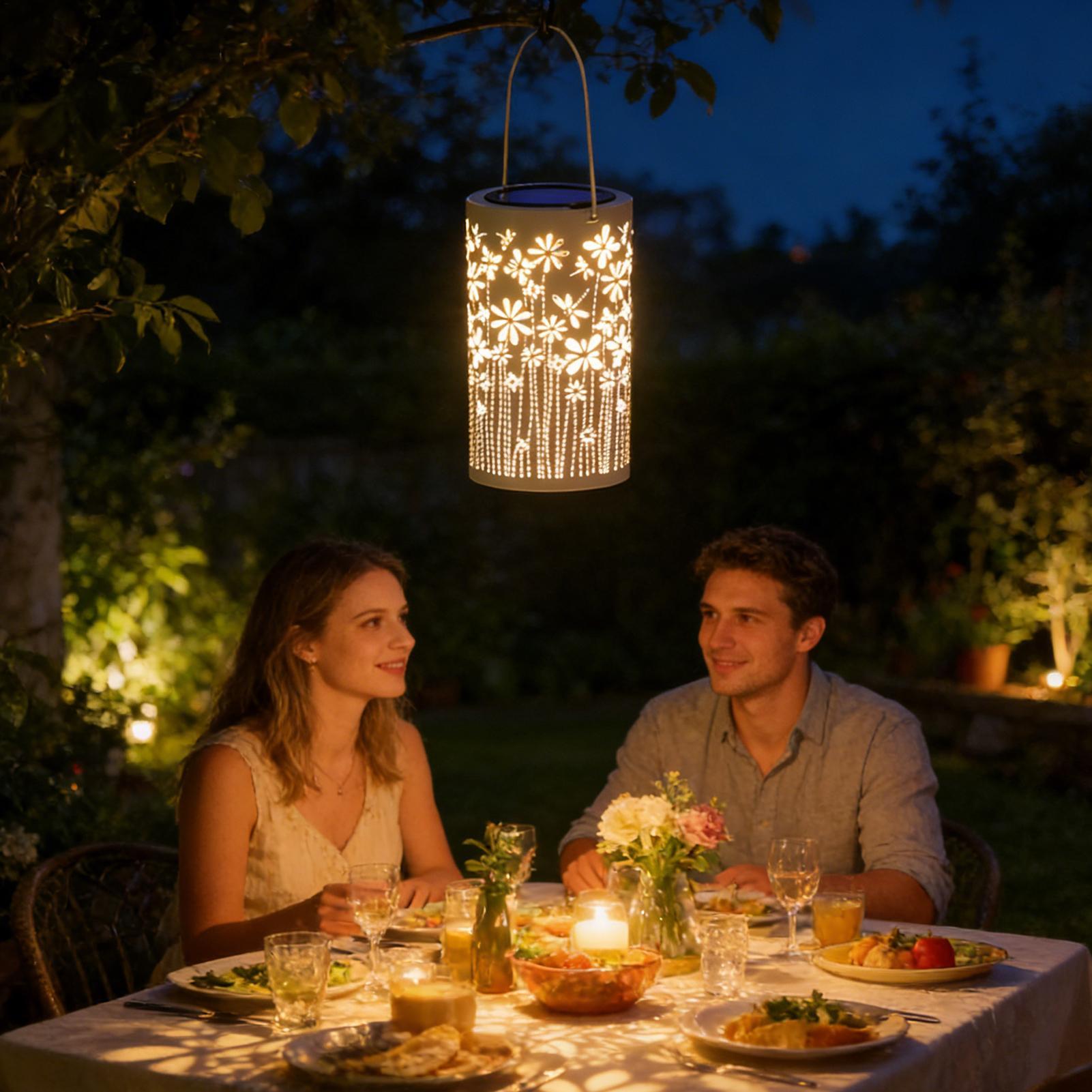 Yard Lighting Decor - Lampiony ogrodowe na werandę, wodoodporne lampy