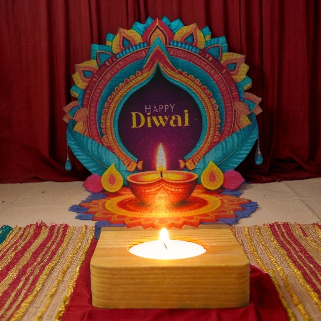 Lighting Decoration For Diwali - Fabryka Indie Festiwal Świateł Diwali atmosfera