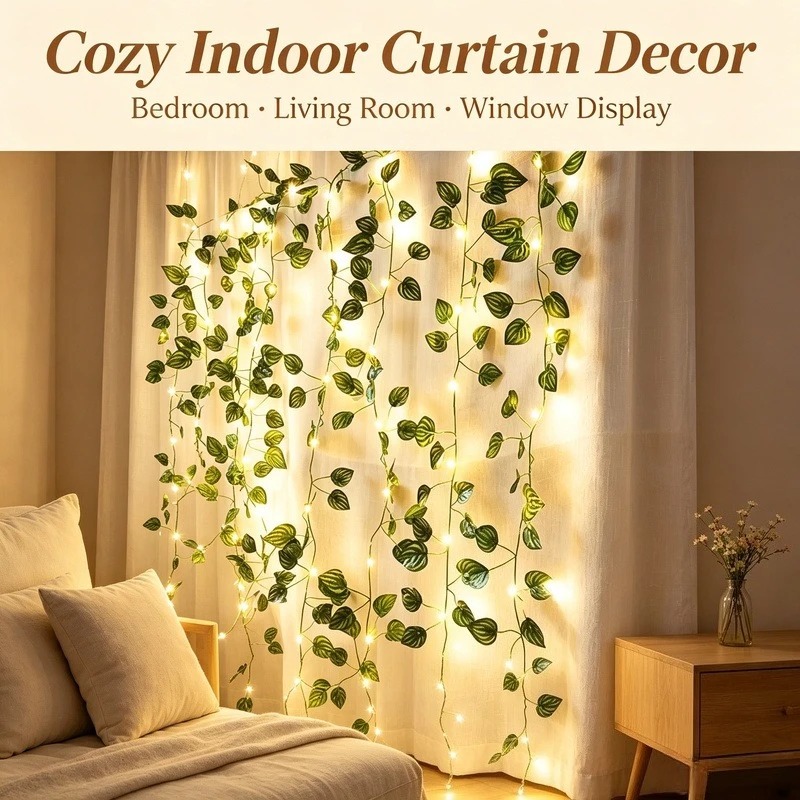 Garden Lighting Decor - 2-metrowe sztuczne lampki LED w kształcie