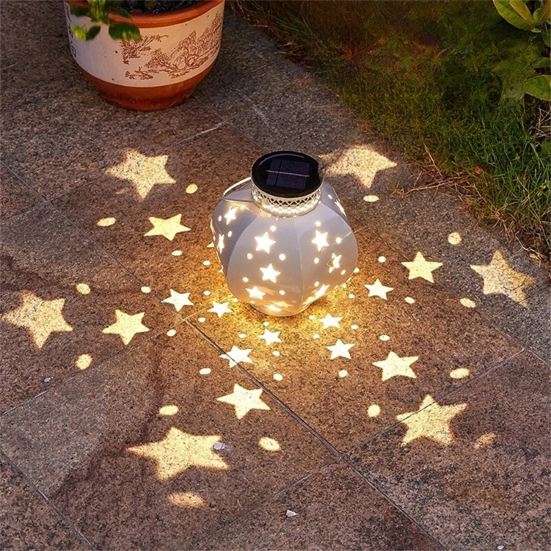 String Light Outdoor - Projektor Ogrodowy w Kształcie Gwiazdy, Wiszące