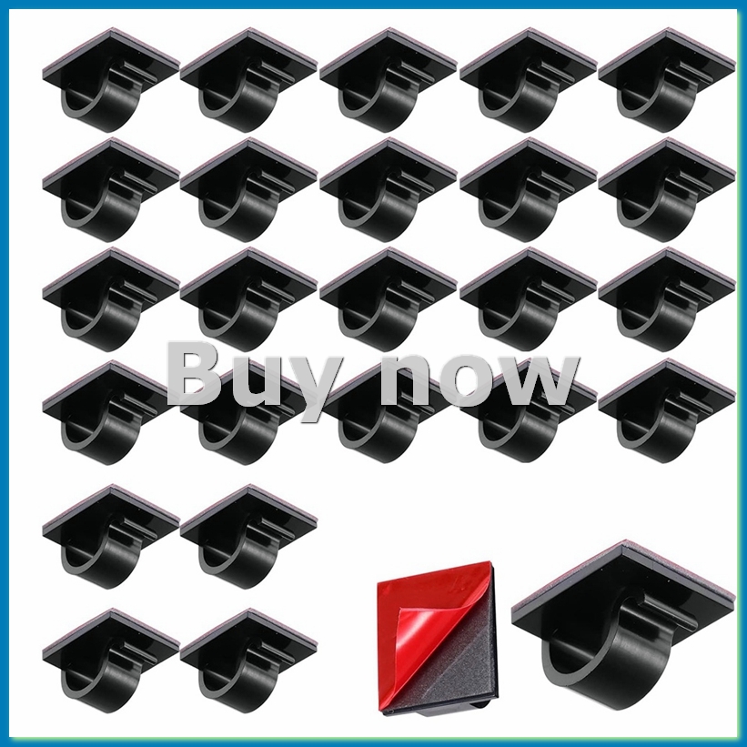 String Light Outdoor - 50 szt. Mini Klipsy do Kabli