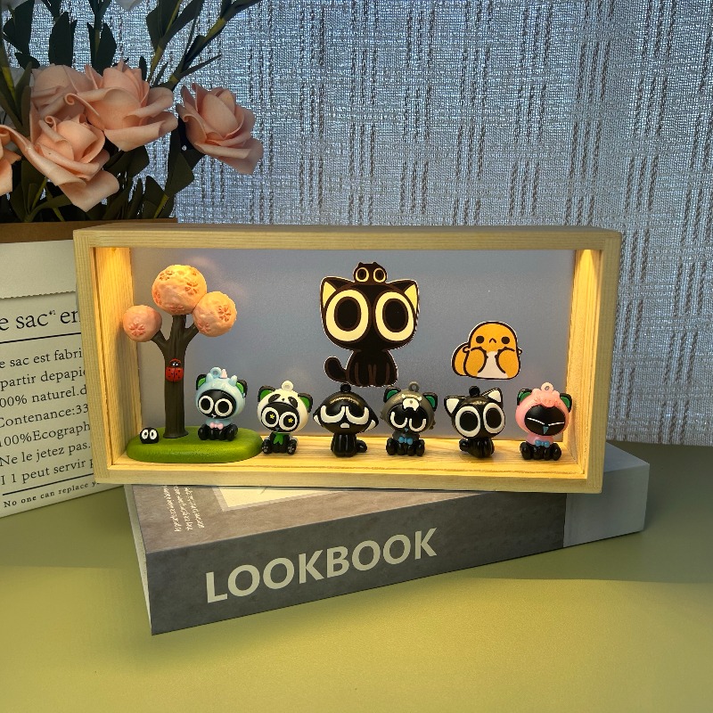 Lighting Decor Items - Ramka LED z figurką Luo Xiaohei,