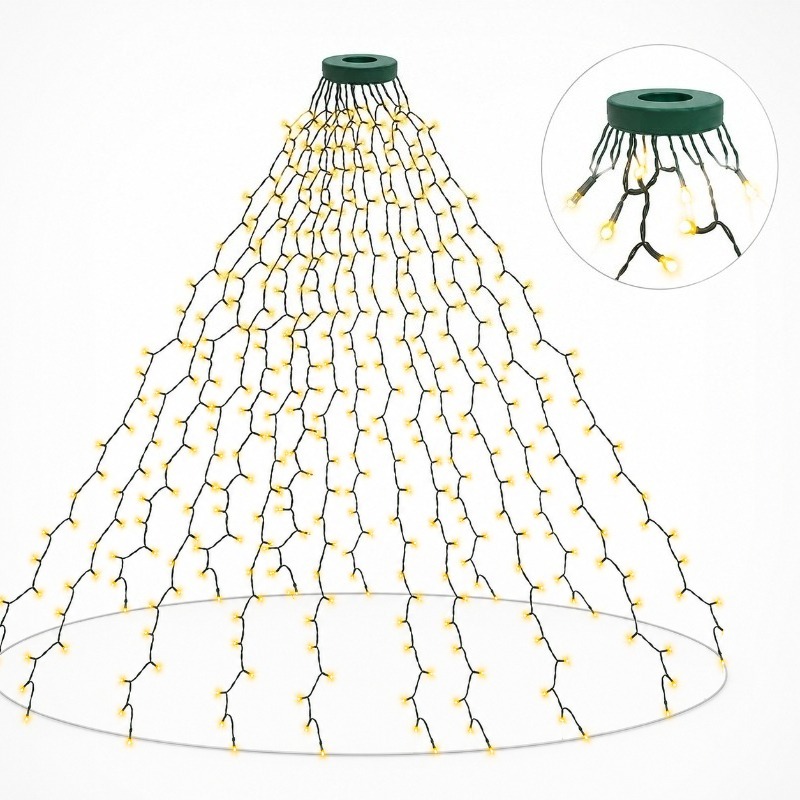 Garden Lighting Decor - Wodoodporne lampki LED USB, 8 trybów