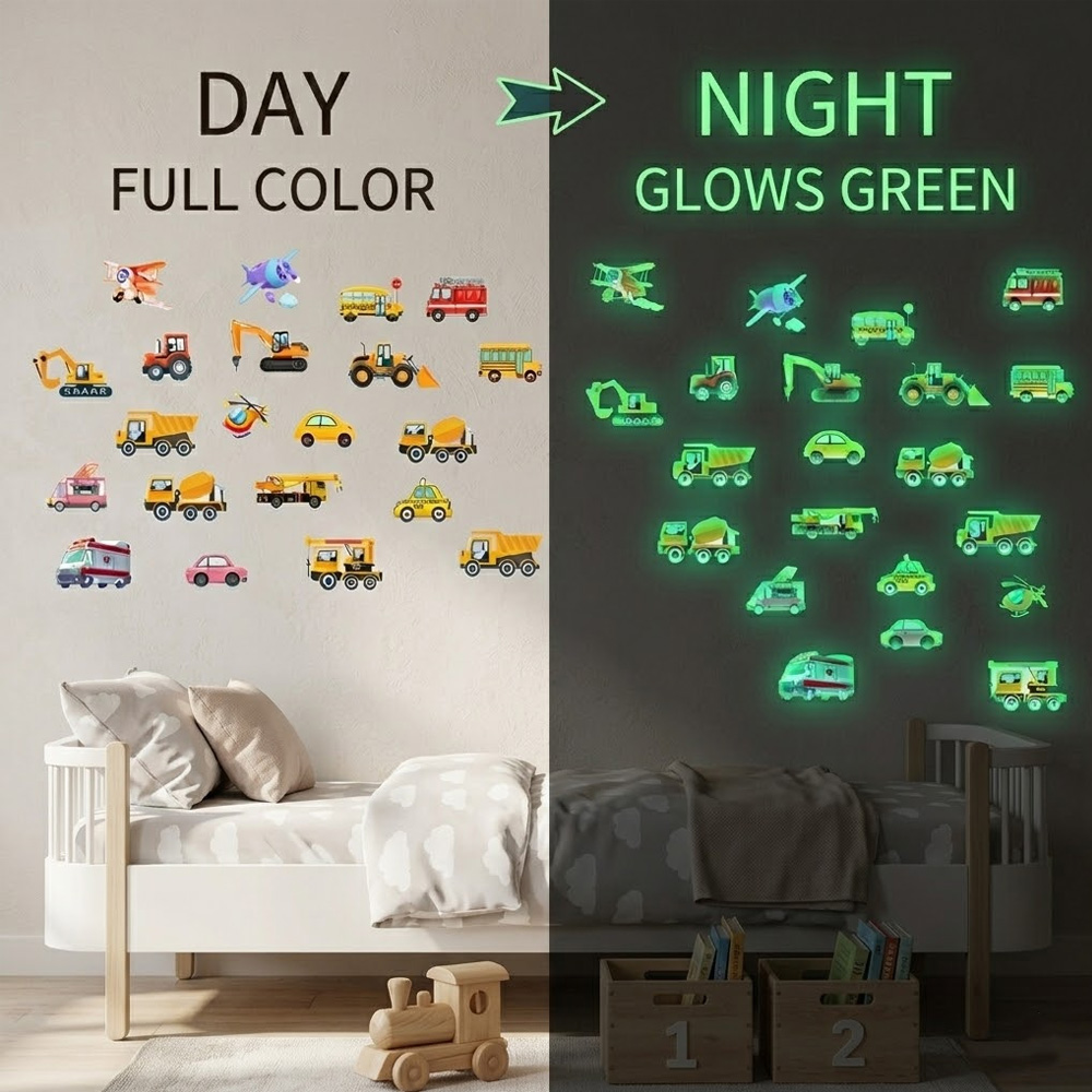 Lighting Decor Items - Świecące naklejki na ścianę z motywem