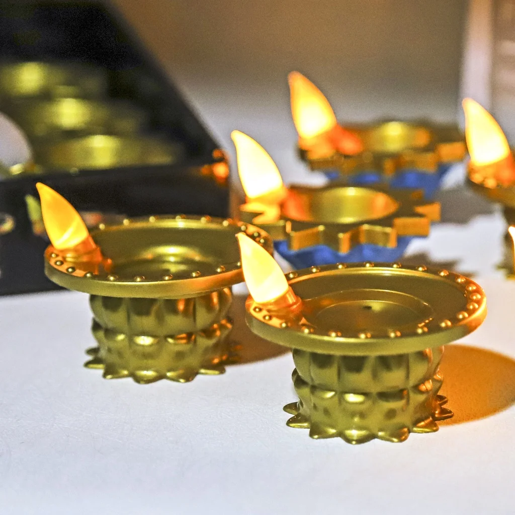 Lighting Decoration For Diwali - Lampa świecowa LED Diwali symulacja Deepavali