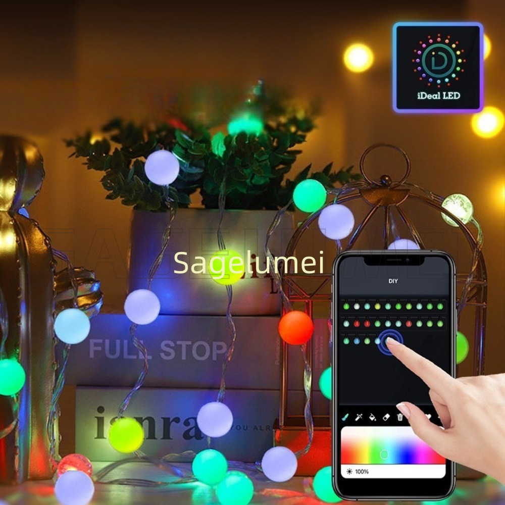 Fairy Light Curtain - Taśma LED RGB Dreamcolor WS2812B, inteligentna