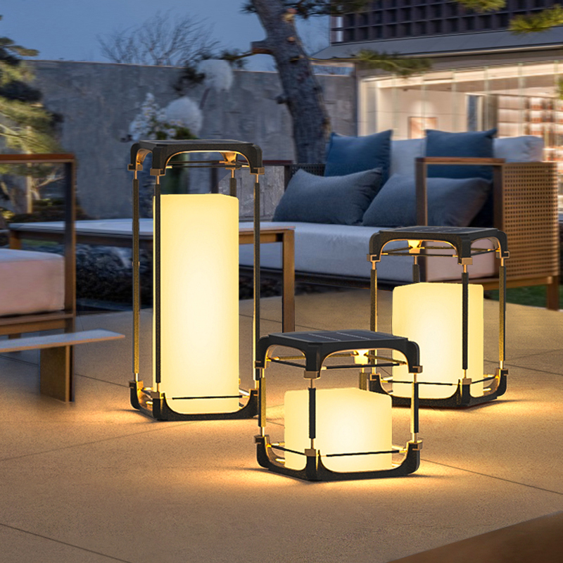 Garden Lighting Decor - Lampa podłogowa świecąca, solarna lampa LED
