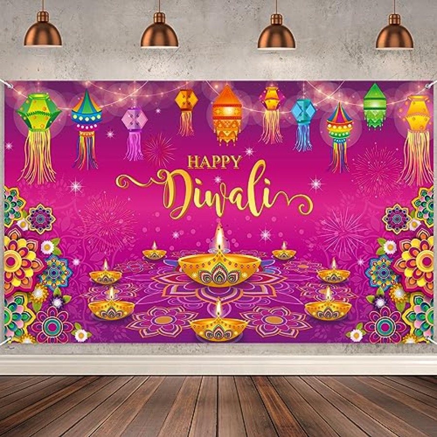 Dekoracje na Diwali: baner na  – Lighting Decoration For Diwali recenzja i cena