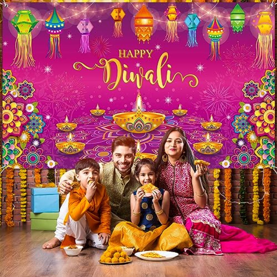Dekoracje na Diwali: baner na  – Lighting Decoration For Diwali recenzja i cena