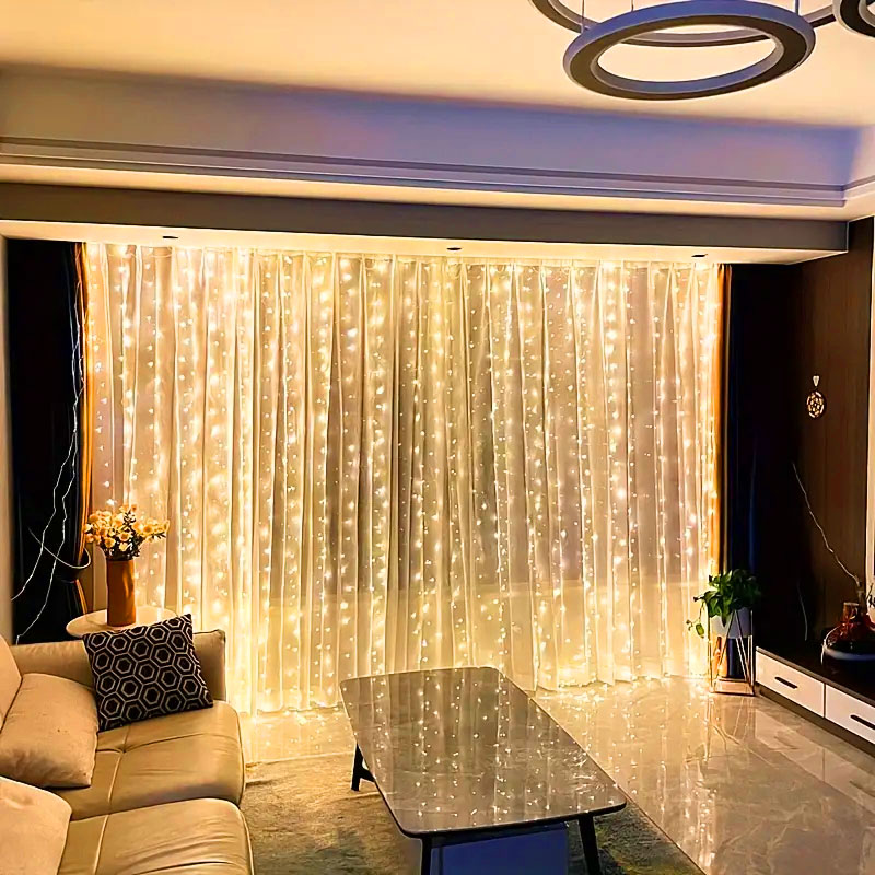 Kurtyna świetlna LED USB z pil – Fairy Light Curtain recenzja i cena