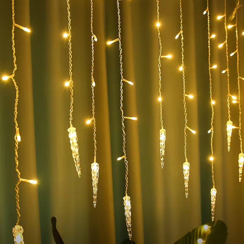 100 LED-owych lampki kurtynowe – Fairy Light Curtain recenzja i cena