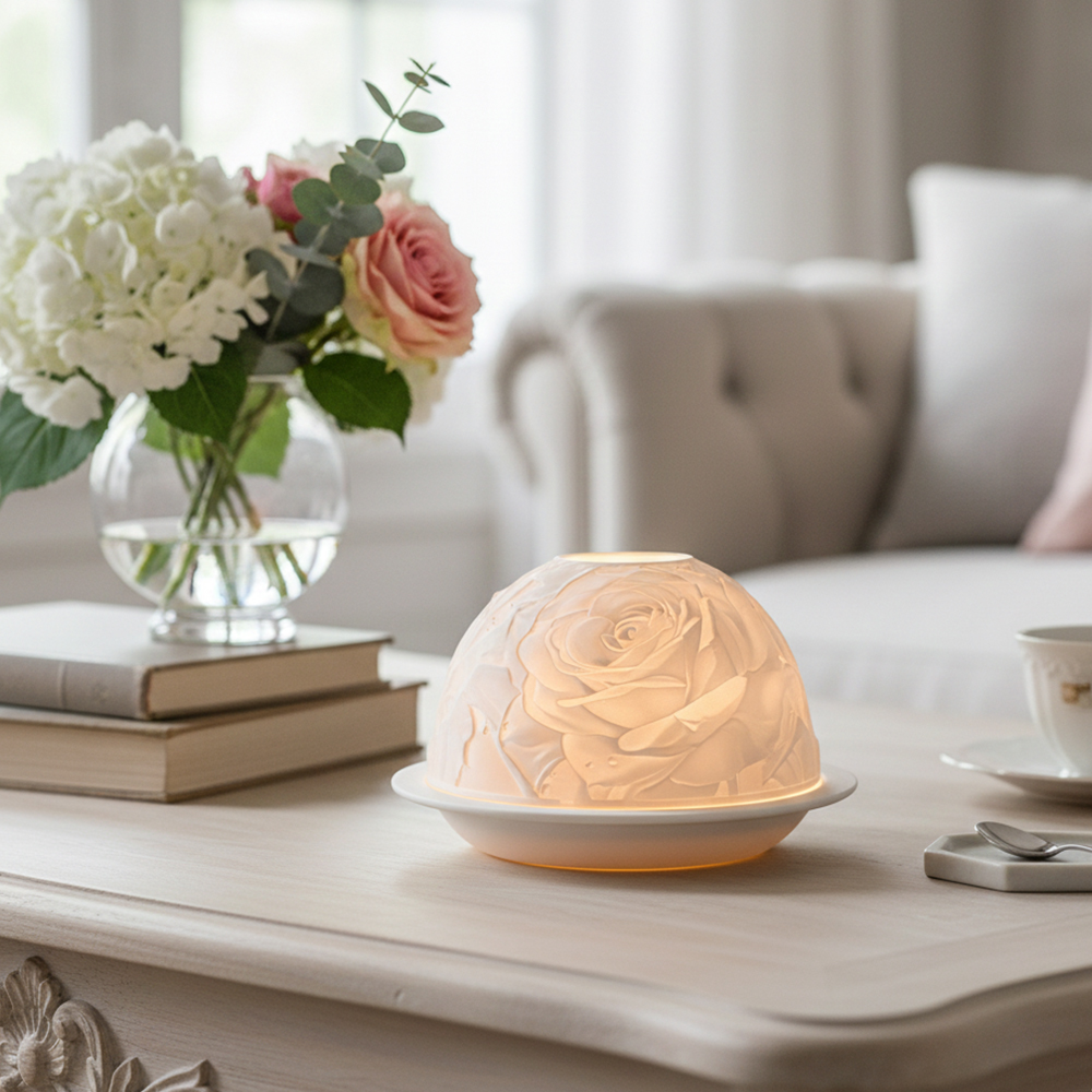 Elegancki porcelanowy świeczni – Lighting Decor Living Room recenzja i cena