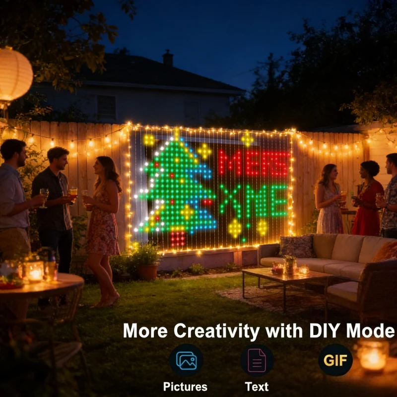 Inteligentne lampki kurtynowe  – Fairy Light Curtain recenzja i cena