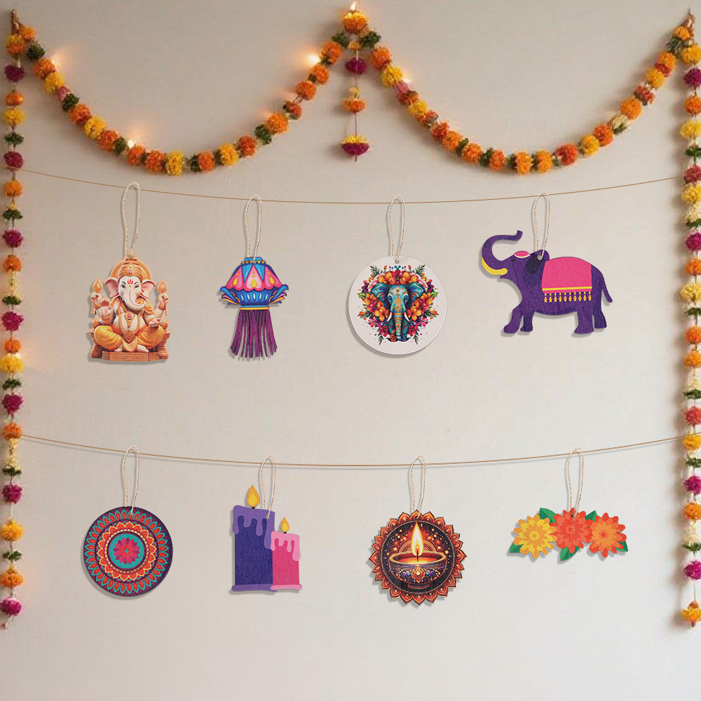 Dekoracje Diwali - Drewniane w – Lighting Decoration For Diwali recenzja i cena