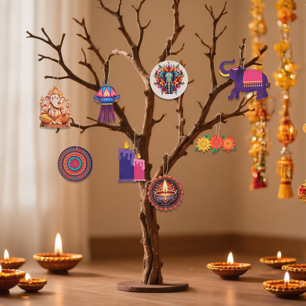 Dekoracje Diwali - Drewniane w – Lighting Decoration For Diwali recenzja i cena