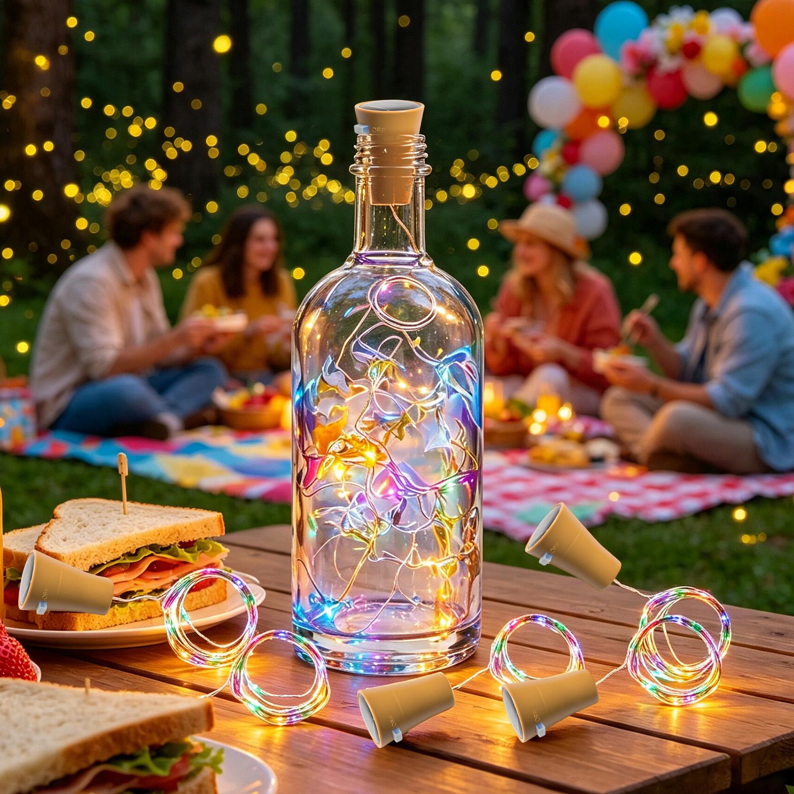 Solarne lampki LED do butelek  – String Light Outdoor recenzja i cena