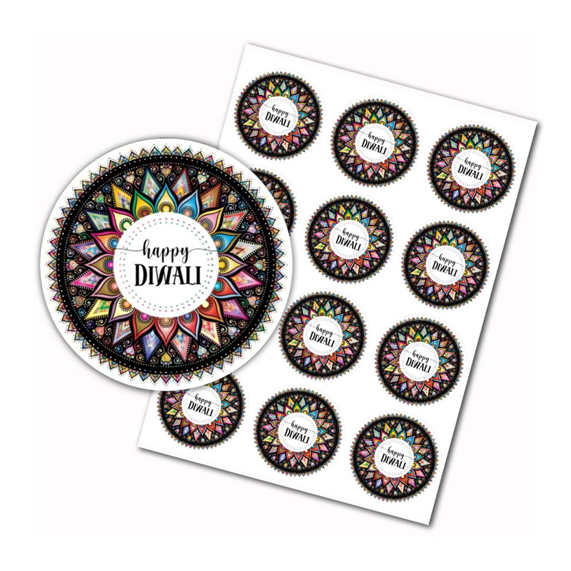 Naklejki Happy Diwali Indyjski – Lighting Decoration For Diwali recenzja i cena