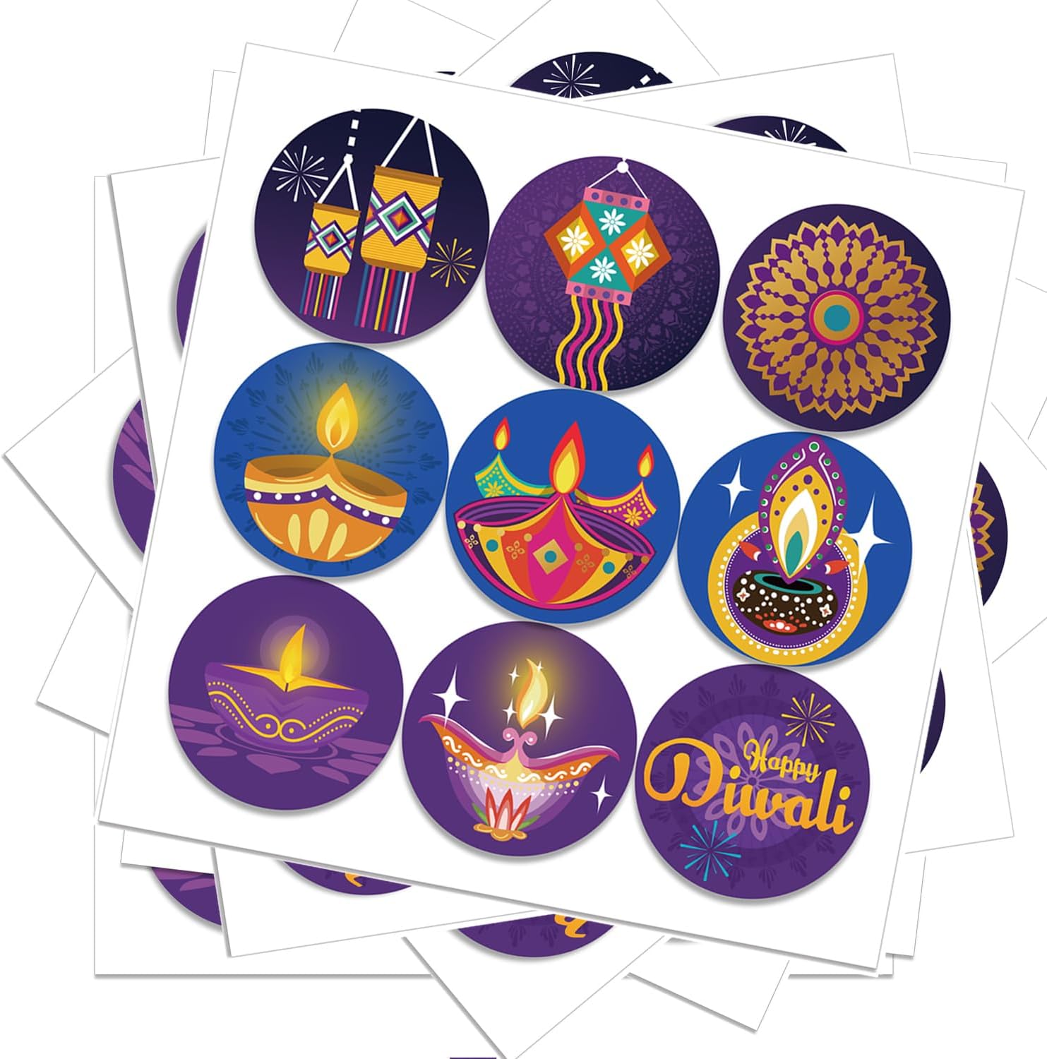 Naklejki Happy Diwali Indyjski – Lighting Decoration For Diwali recenzja i cena