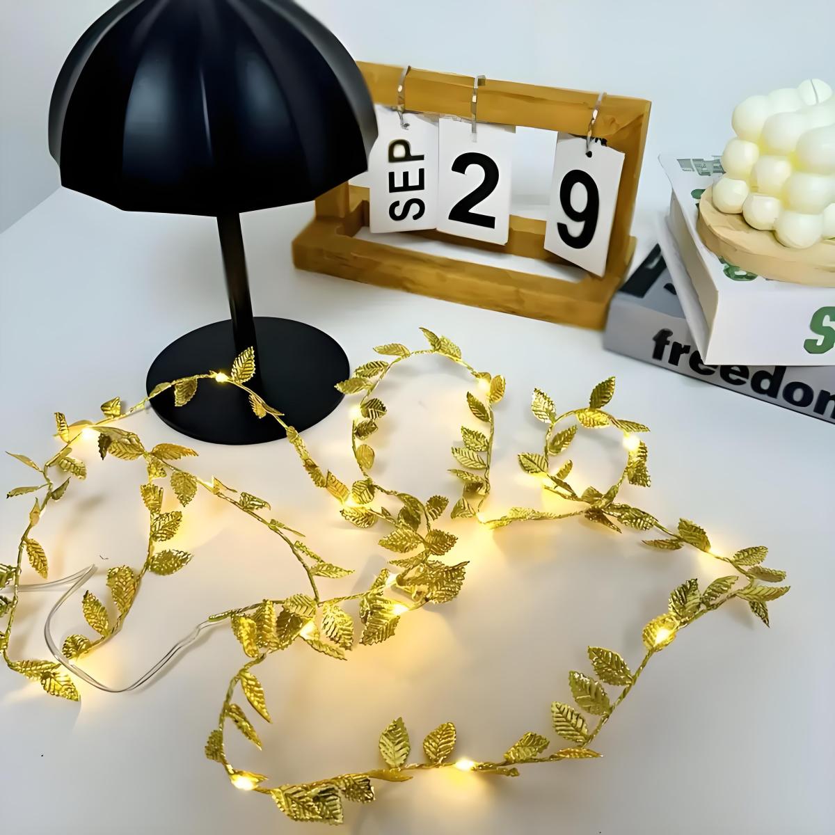 Romantyczne złote lampki LED w – Lighting Decoration For Diwali recenzja i cena