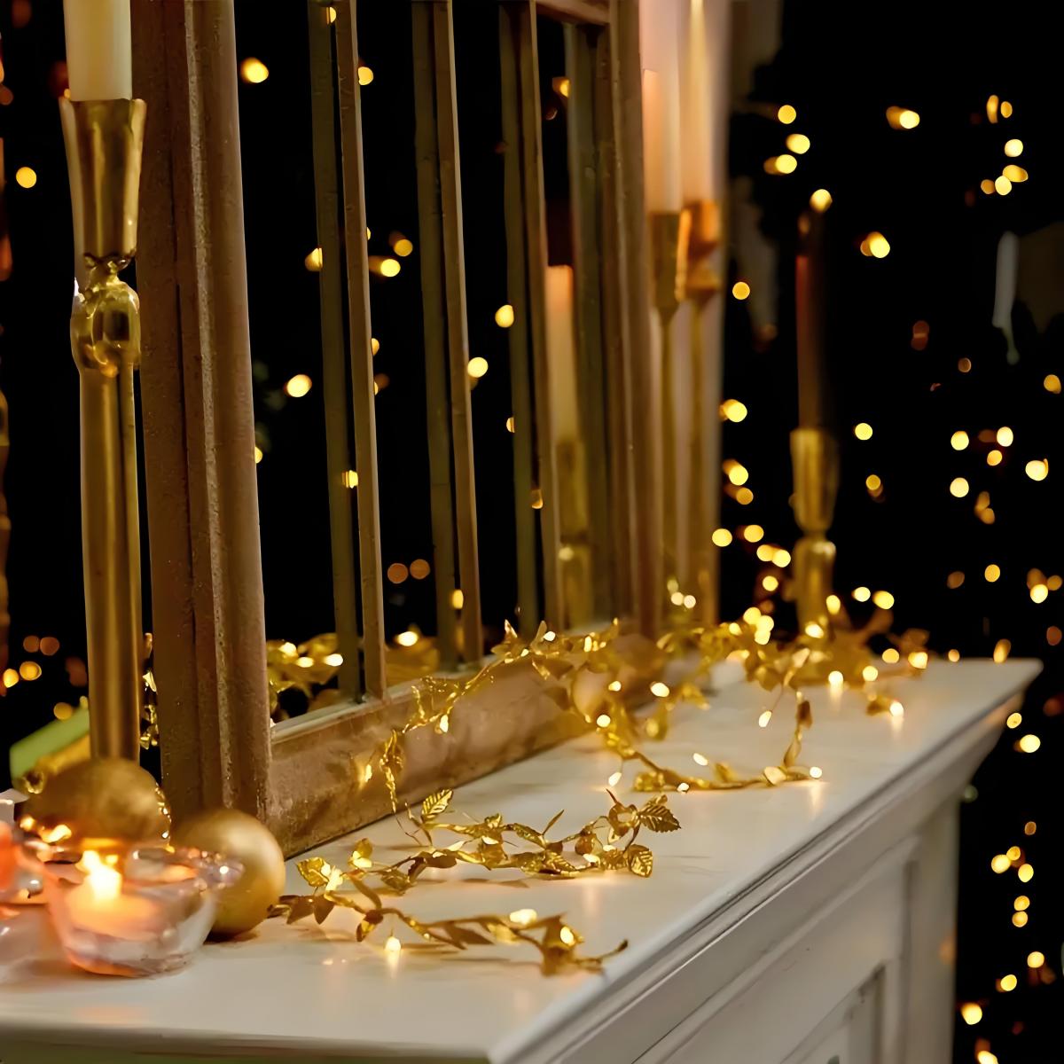 Romantyczne złote lampki LED w – Lighting Decoration For Diwali recenzja i cena