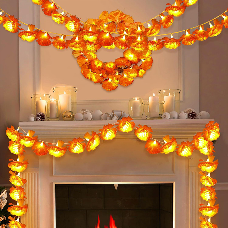 Meksykańskie sztuczne kwiaty n – Lighting Decoration For Diwali recenzja i cena