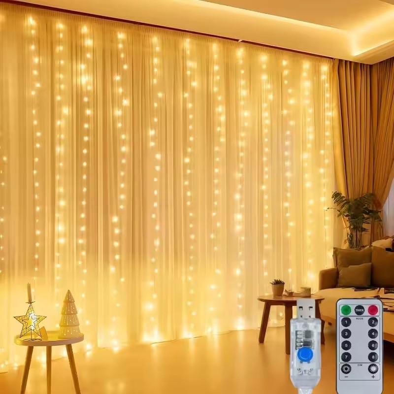 Światełka LED na zasłonę 3/4/6 – Fairy Light Curtain recenzja i cena