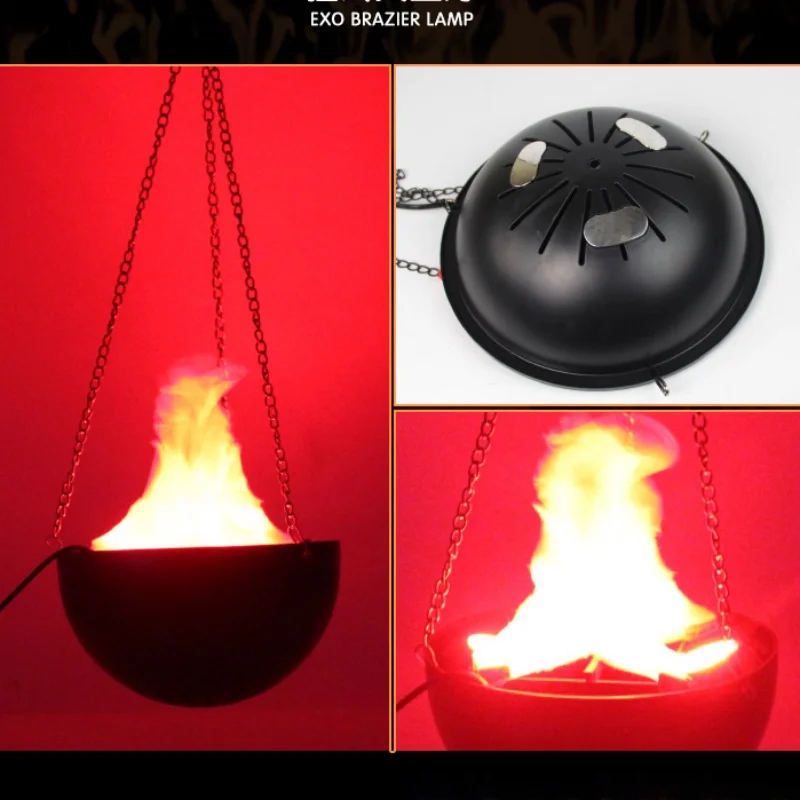Lampa 3D z efektem płomienia,  – Lighting Decor Items recenzja i cena