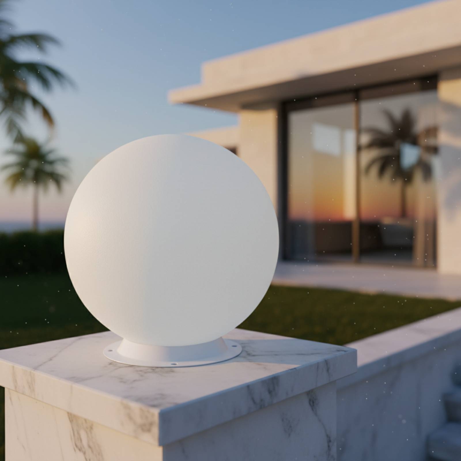 Solarna lampa na słupek, włącz – Garden Lighting Decor recenzja i cena