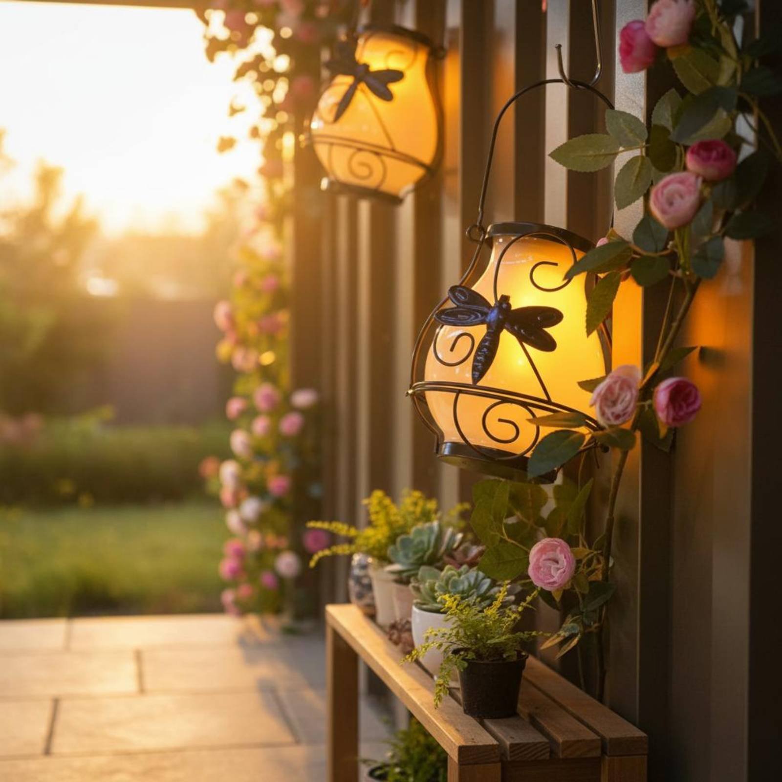 Solarna latarenka w kształcie  – Garden Lighting Decor recenzja i cena