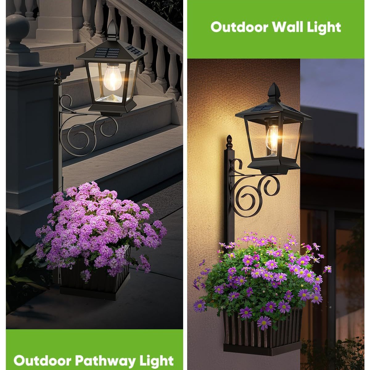 Lampa solarna 2 w 1, wodoodpor – Garden Lighting Decor recenzja i cena