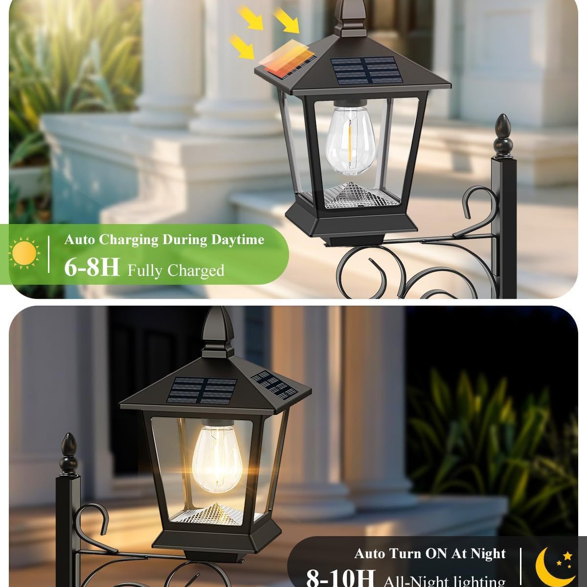 Lampa solarna 2 w 1, wodoodpor – Garden Lighting Decor recenzja i cena