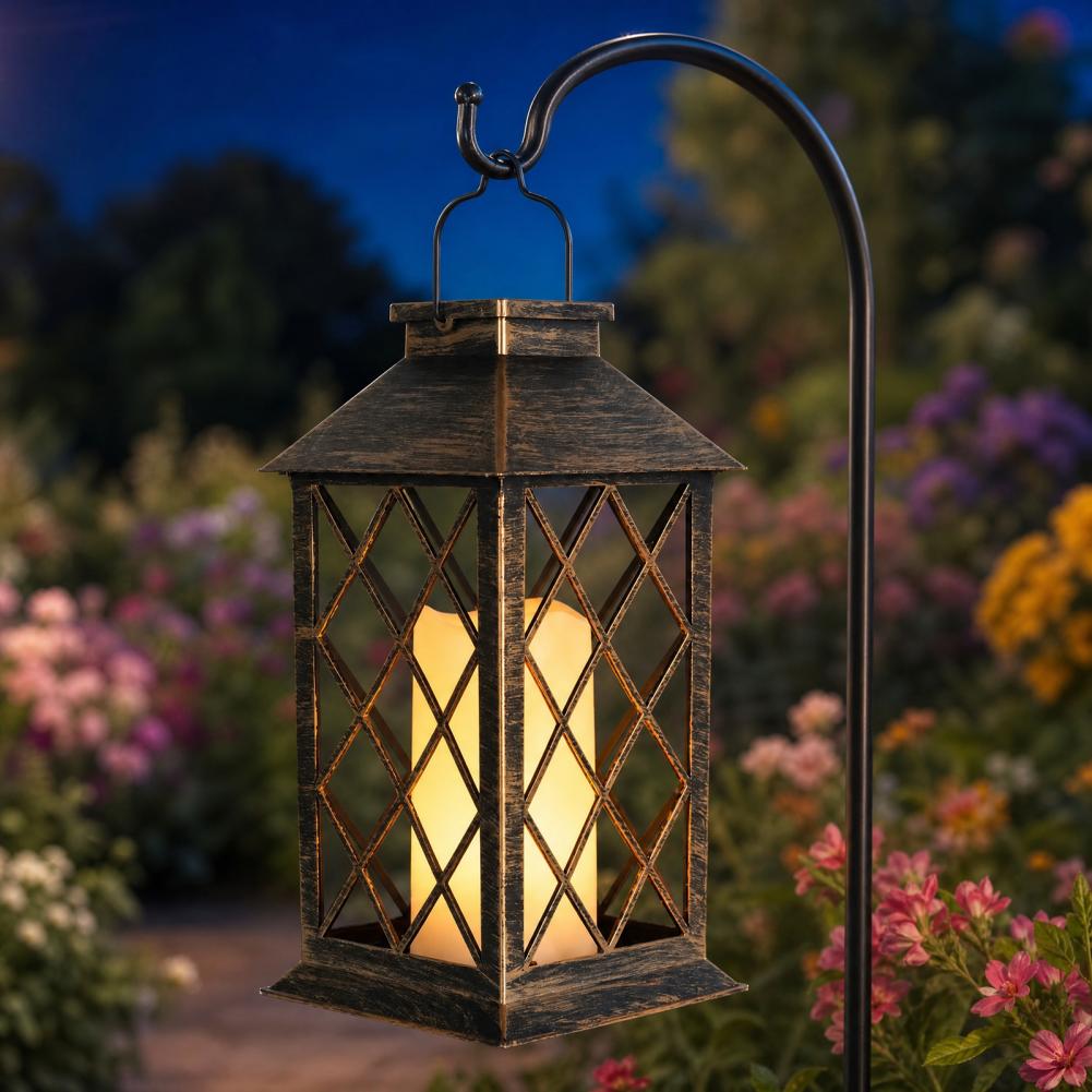 Retro Lampion Solarny, Zewnętr – Garden Lighting Decor recenzja i cena