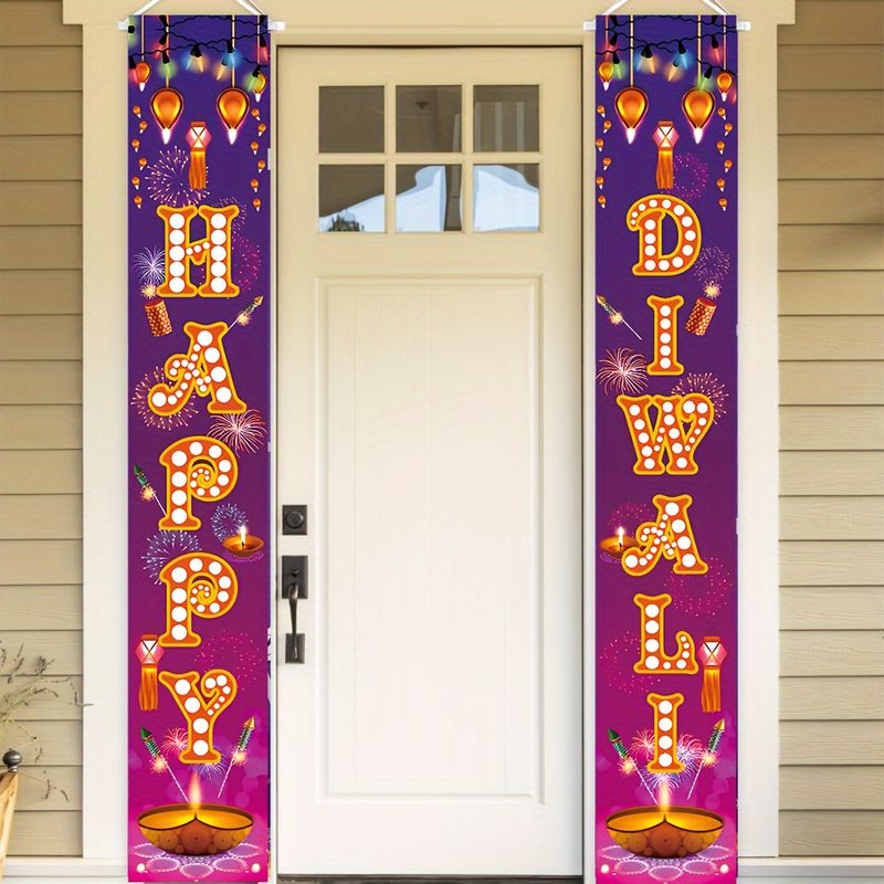 VIKAMA 2 szt. Baner na drzwi z – Lighting Decoration For Diwali recenzja i cena