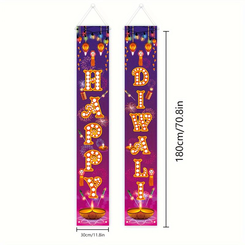 VIKAMA 2 szt. Baner na drzwi z – Lighting Decoration For Diwali recenzja i cena