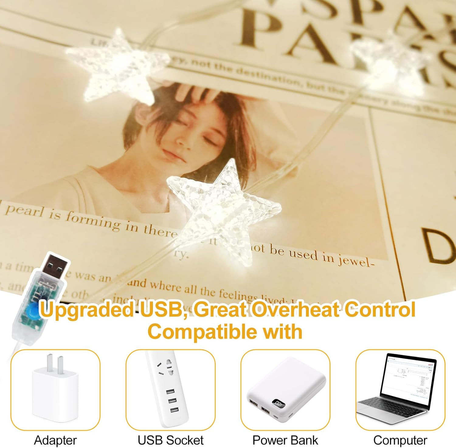 1szt 120 LED Star Curtain Ligh – Fairy Light Curtain recenzja i cena