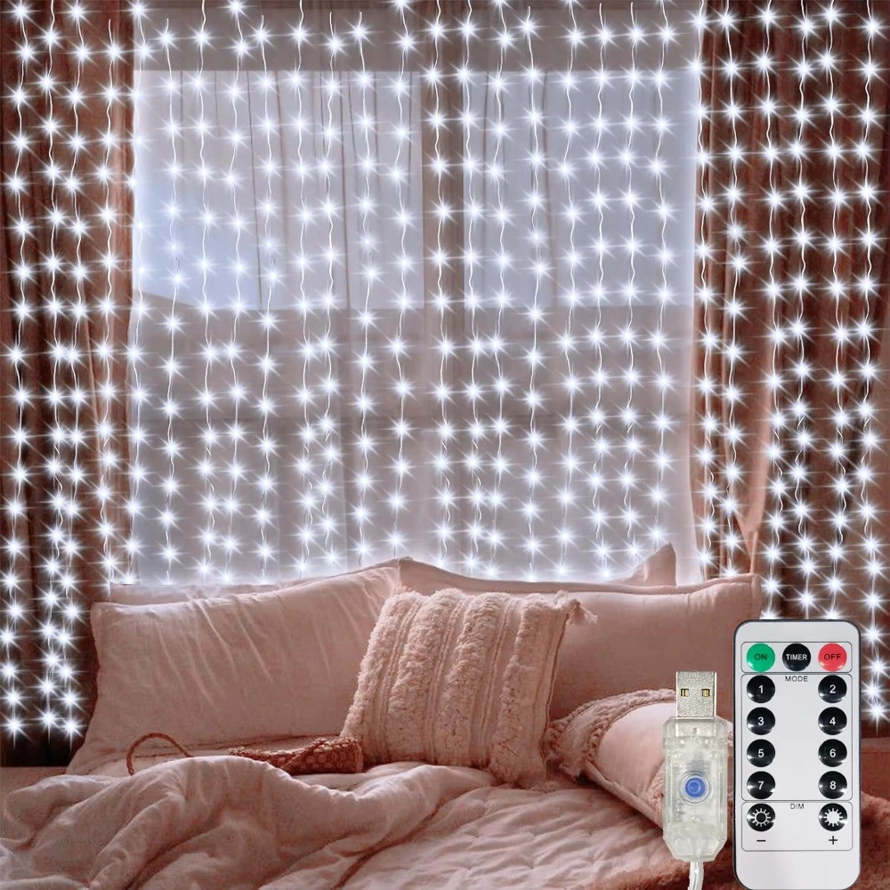 Kurtyna świetlna LED, girlanda – Fairy Light Curtain recenzja i cena