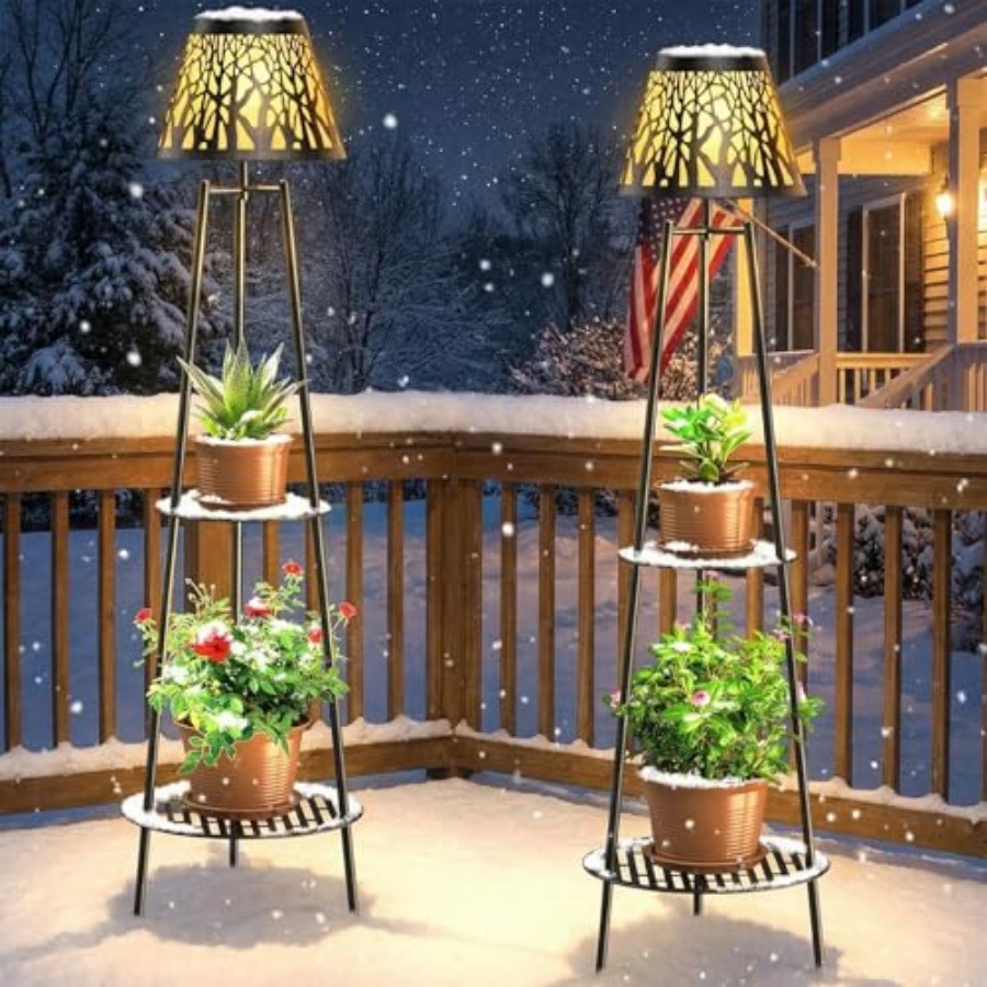 Zestaw 2 zewnętrznych solarnyc – Garden Lighting Decor recenzja i cena