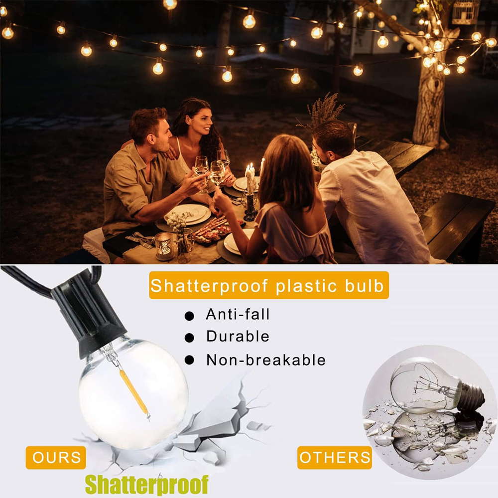 Lampki sznurkowe G40 8M/15M, 2 – String Light Outdoor recenzja i cena
