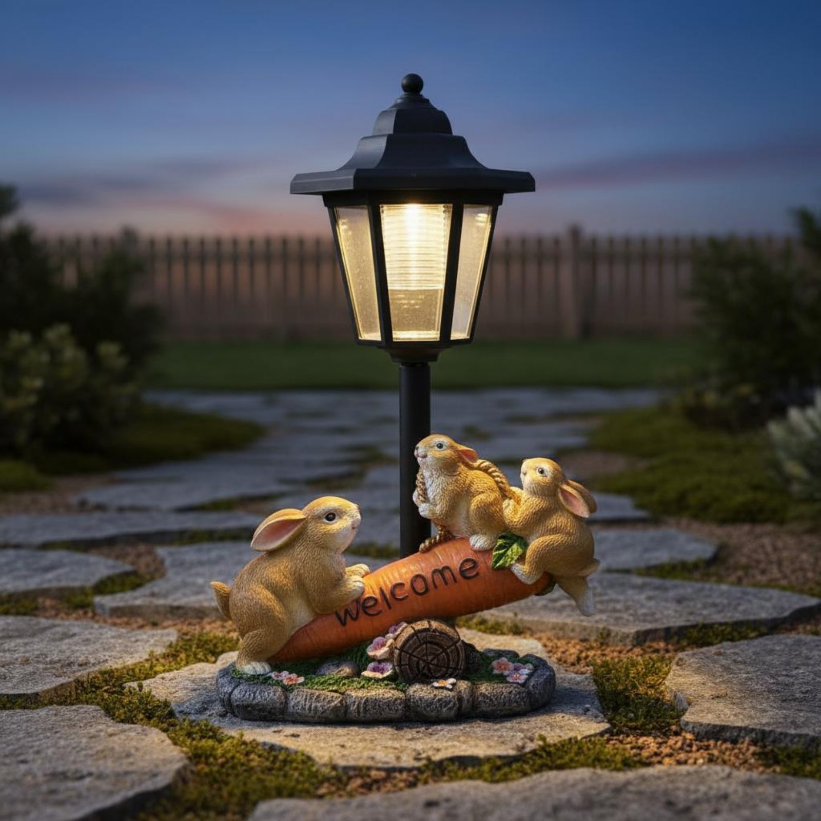 Solarna Statuetka Królika Deko – Yard Lighting Decor recenzja i cena