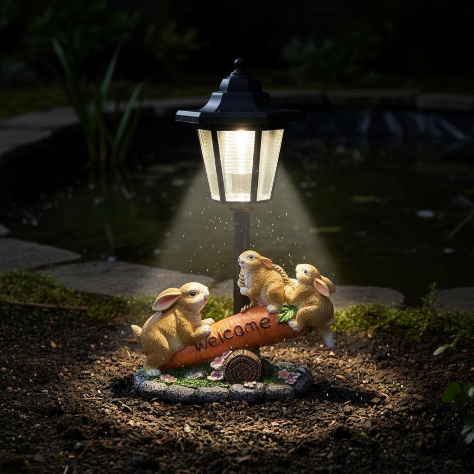 Solarna Statuetka Królika Deko – Yard Lighting Decor recenzja i cena