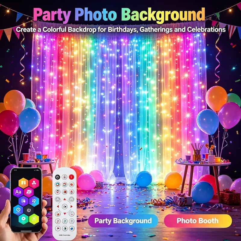 Zasilane przez USB, sterowane  – Fairy Light Curtain recenzja i cena