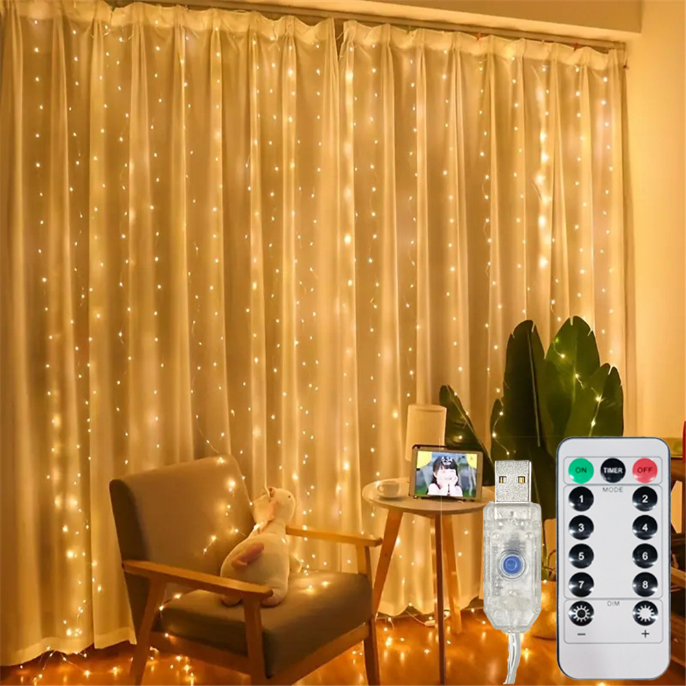 Kurtyna świetlna LED, lampki d – Fairy Light Curtain recenzja i cena