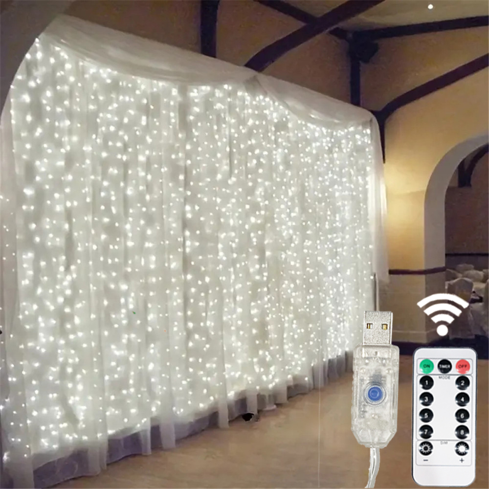 Kurtyna świetlna LED, lampki d – Fairy Light Curtain recenzja i cena