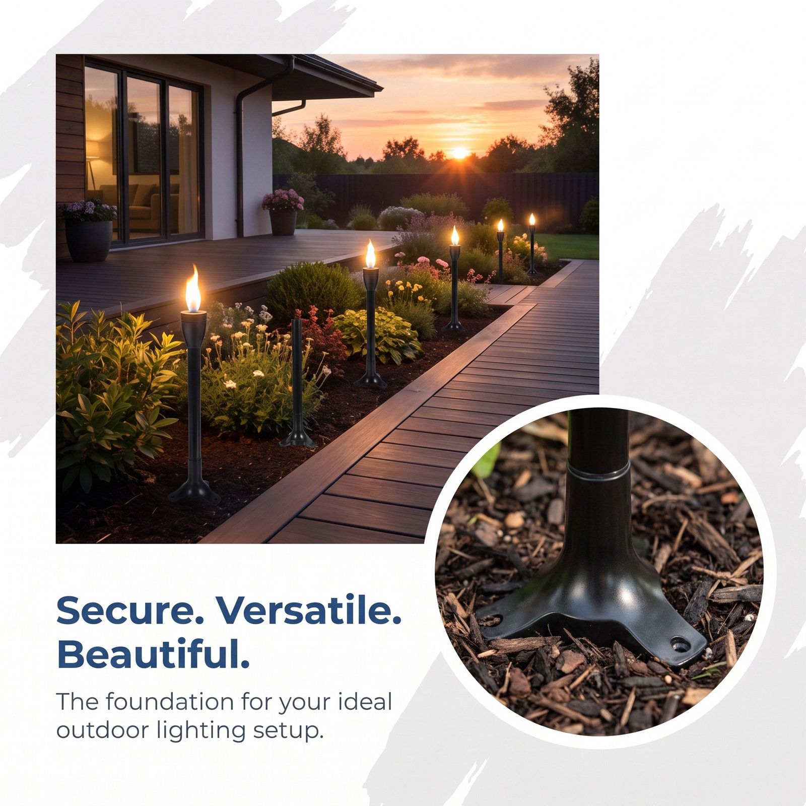 6-częściowy zestaw wymiennych  – Garden Lighting Decor recenzja i cena